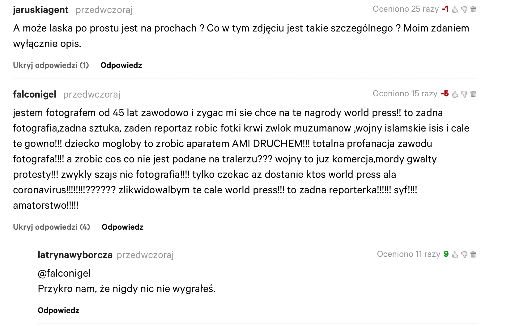 hejt internet polska żółć