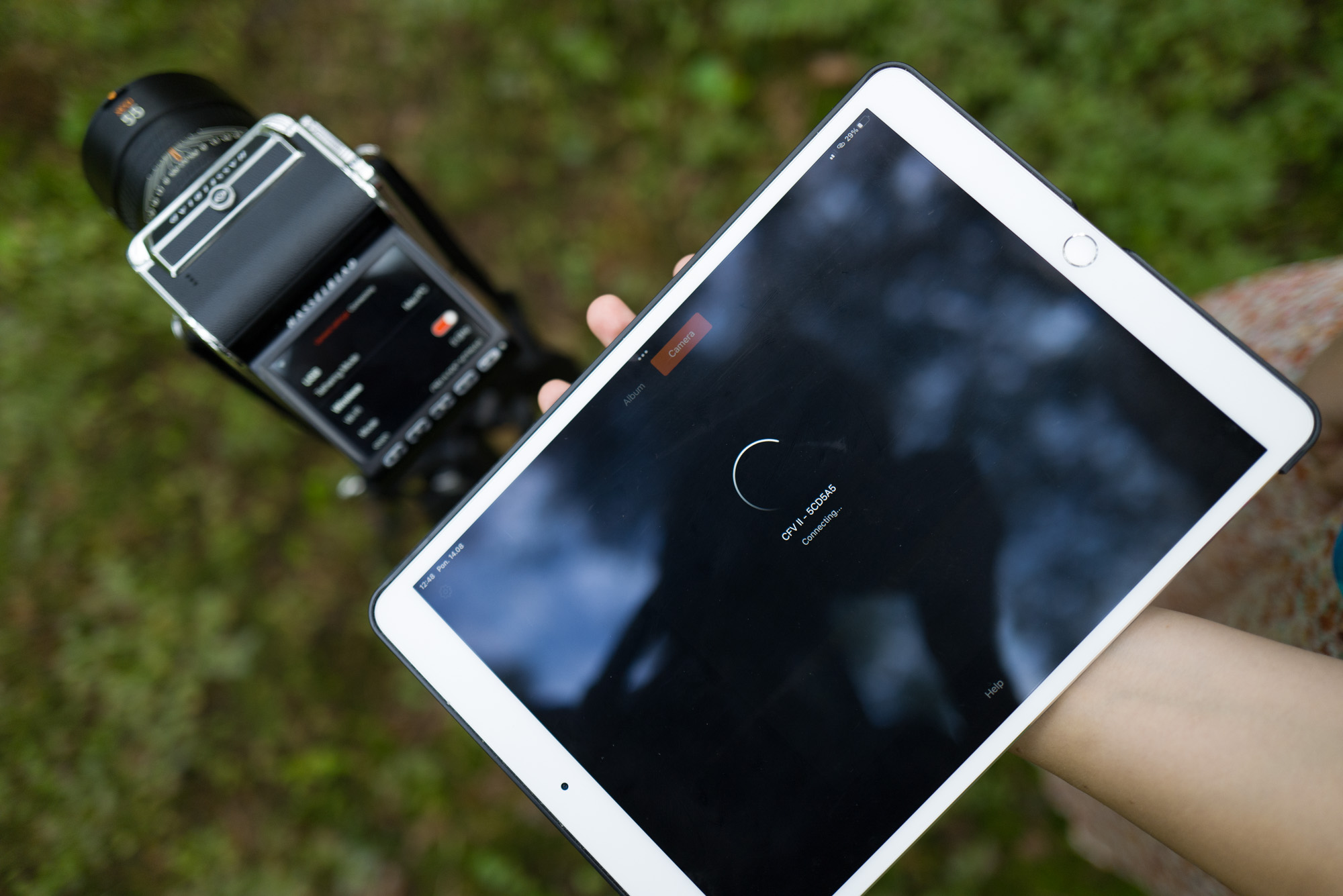 Hasselblad CFV II 50C 907X Phocus Mobile 2 connectivity
