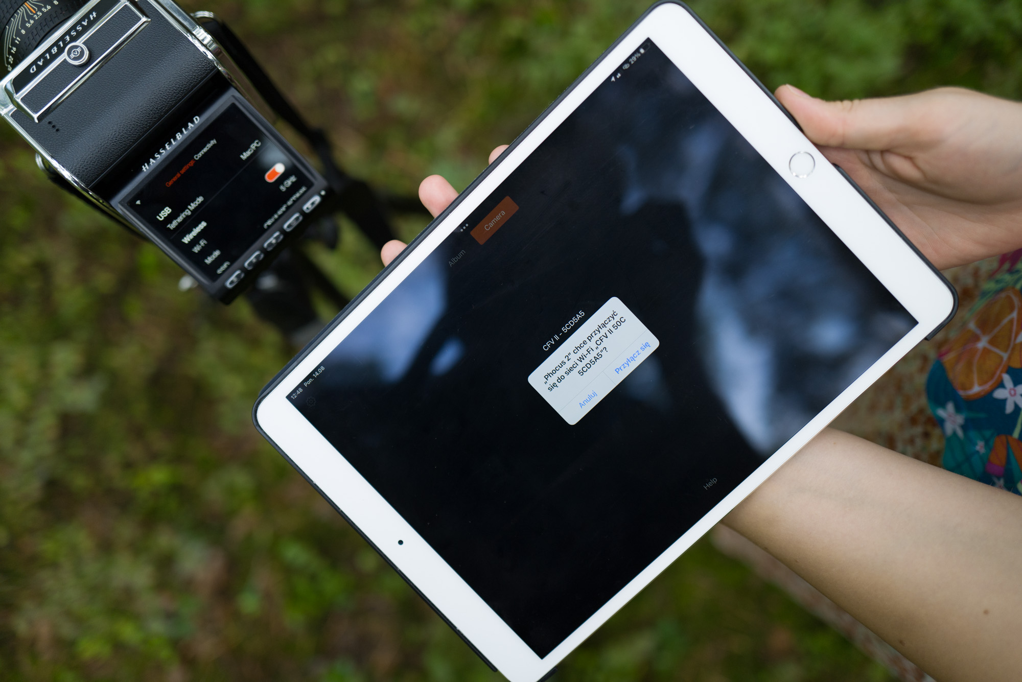 Hasselblad CFV II 50C 907X Phocus Mobile 2 connectivity
