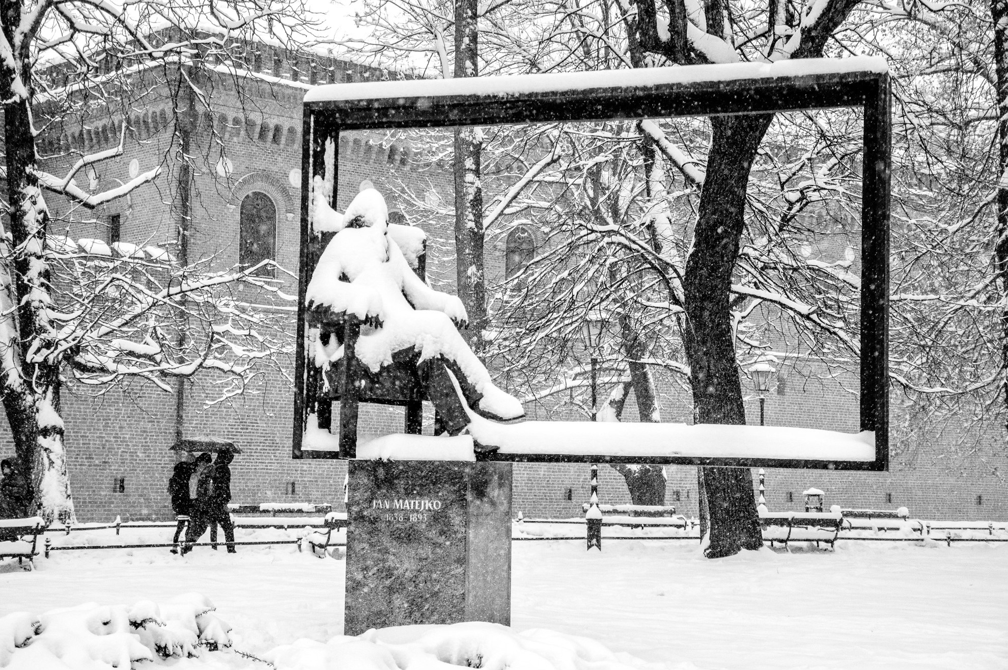 zima w Krakowie